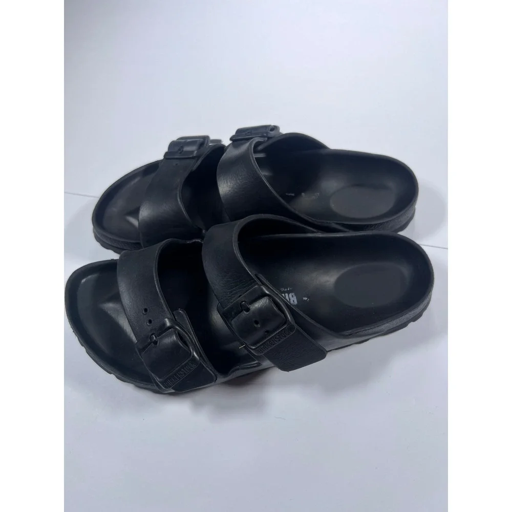 Birkenstock Arizona EVA Sandals Kids Size 33 Black Waterproof Double Strap Slide
